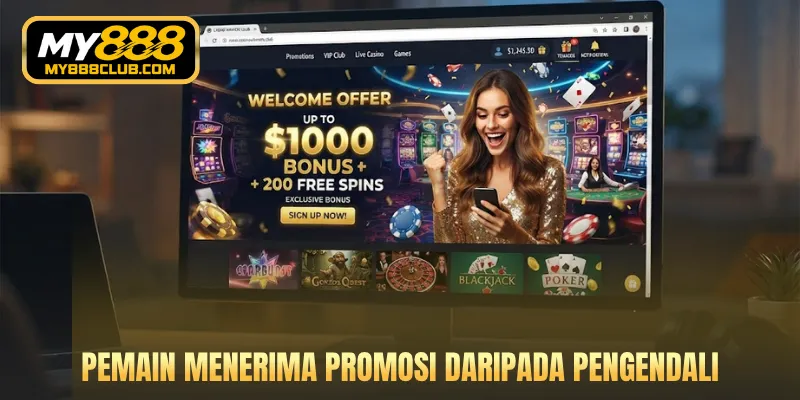 Pemain menerima promosi daripada pengendali